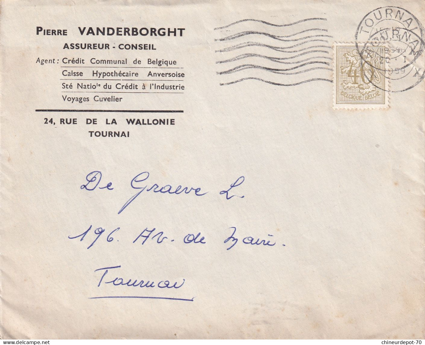 Pierre Vanderborght Assureur - Conseil  Tournai Belgique - Covers