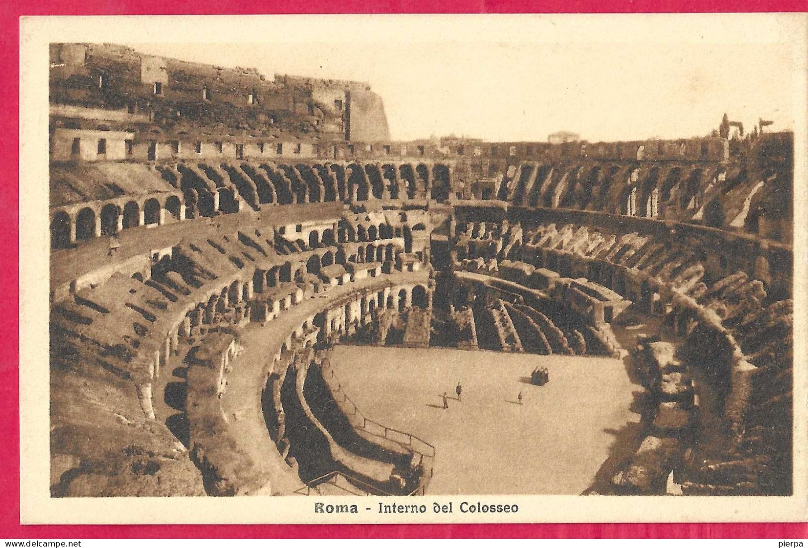 ROMA - IL COLOSSEO - INTERNO -FORMATO PICCOLO - EDIZ. ORIGINALE STA - NUOVA - Kolosseum