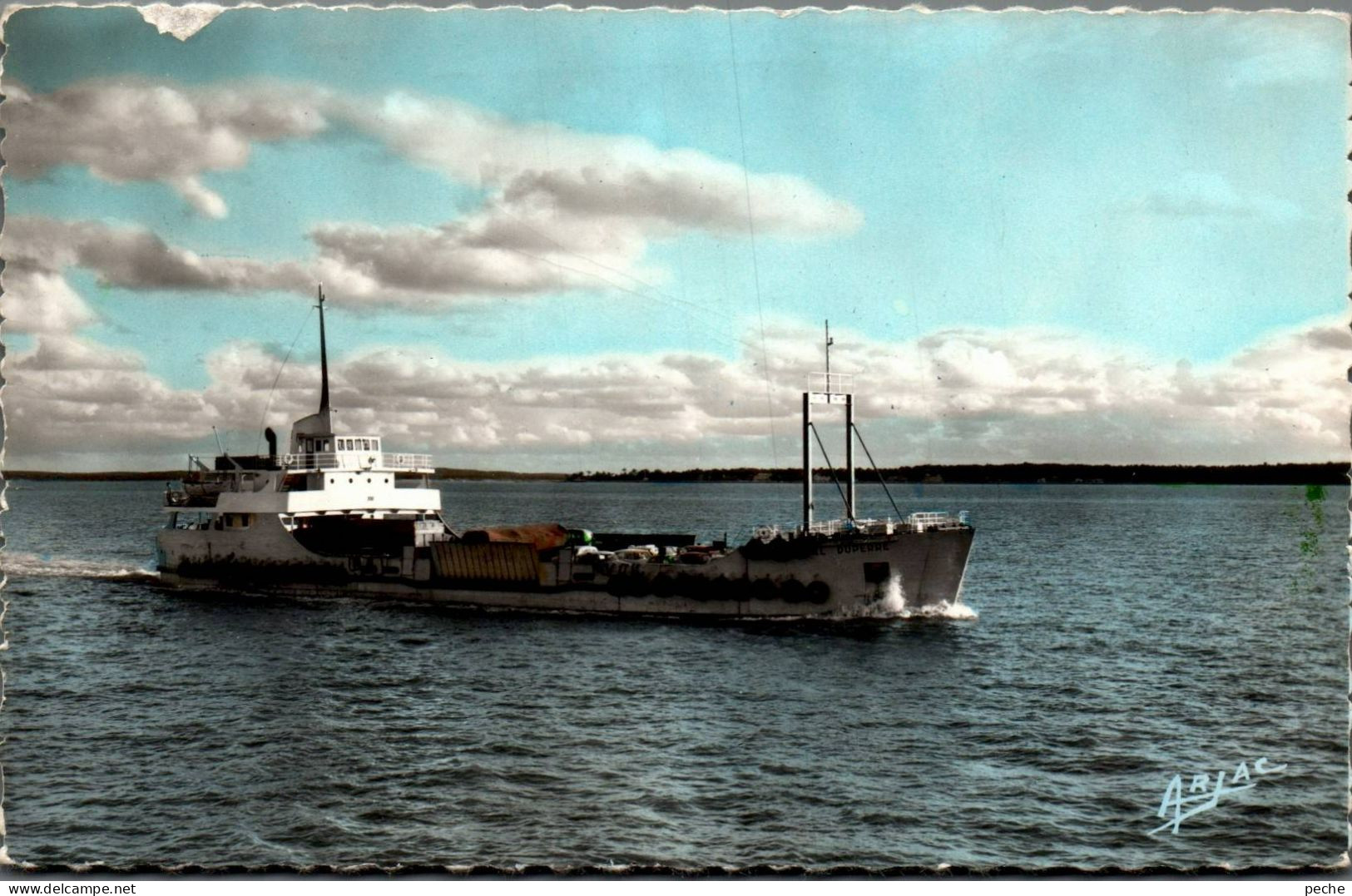 N°1075 W -cpsm île D'Oléron -le Bac Faisant La Traversée- - Other & Unclassified