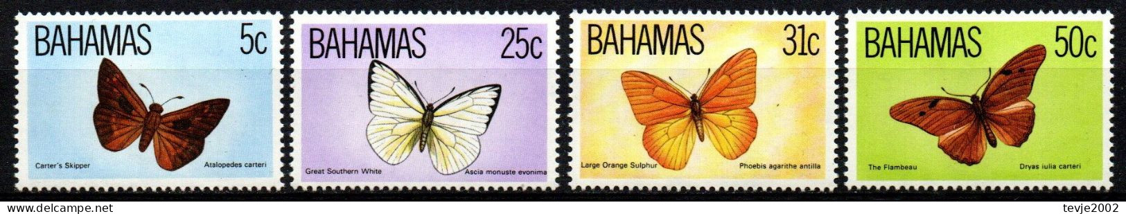 Bahamas 1983 - Mi.Nr. 541 - 544 - Postfrisch MNH - Tiere Animals Schmetterlinge Butterflies - Schmetterlinge