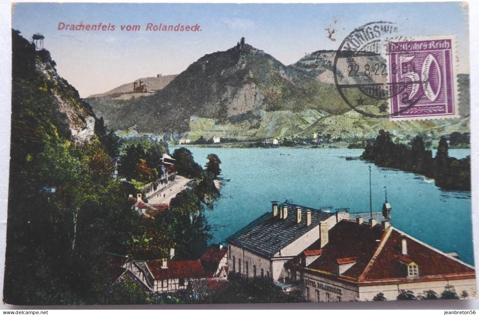 Drachenfels Vom Rolandseck - CPA 1922 - Drachenfels