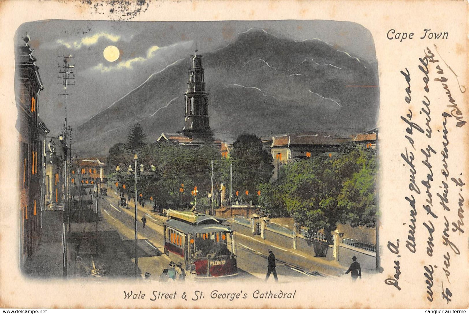 CPA / AFRIQUE DU SUD / WALE STREET AND St.GEORGE'S CATHEDRAL / CAPE TOWN - Afrique Du Sud