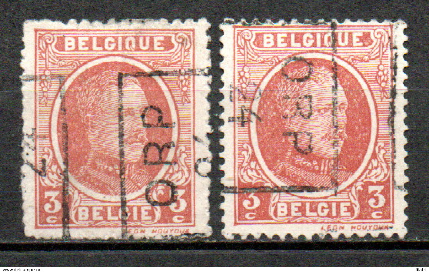 3335 Voorafstempeling Op Nr 192 - ORP 24 - Positie A & B - Roulettes 1920-29