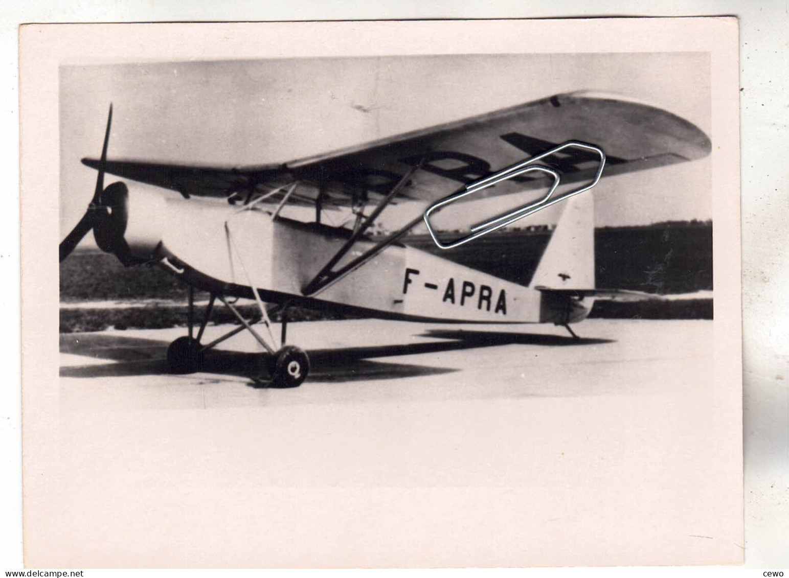 PHOTO AVION  AVIATION   Salmson D6.T2 Cricri - Aviation