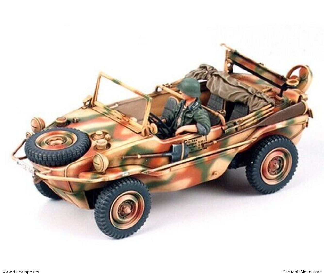 Tamiya - SCHWIMMWAGEN TYPE 166 Amphibie WWII Militaire Maquette Kit Plastique Réf. 35224 BO 1/35 - Véhicules Militaires