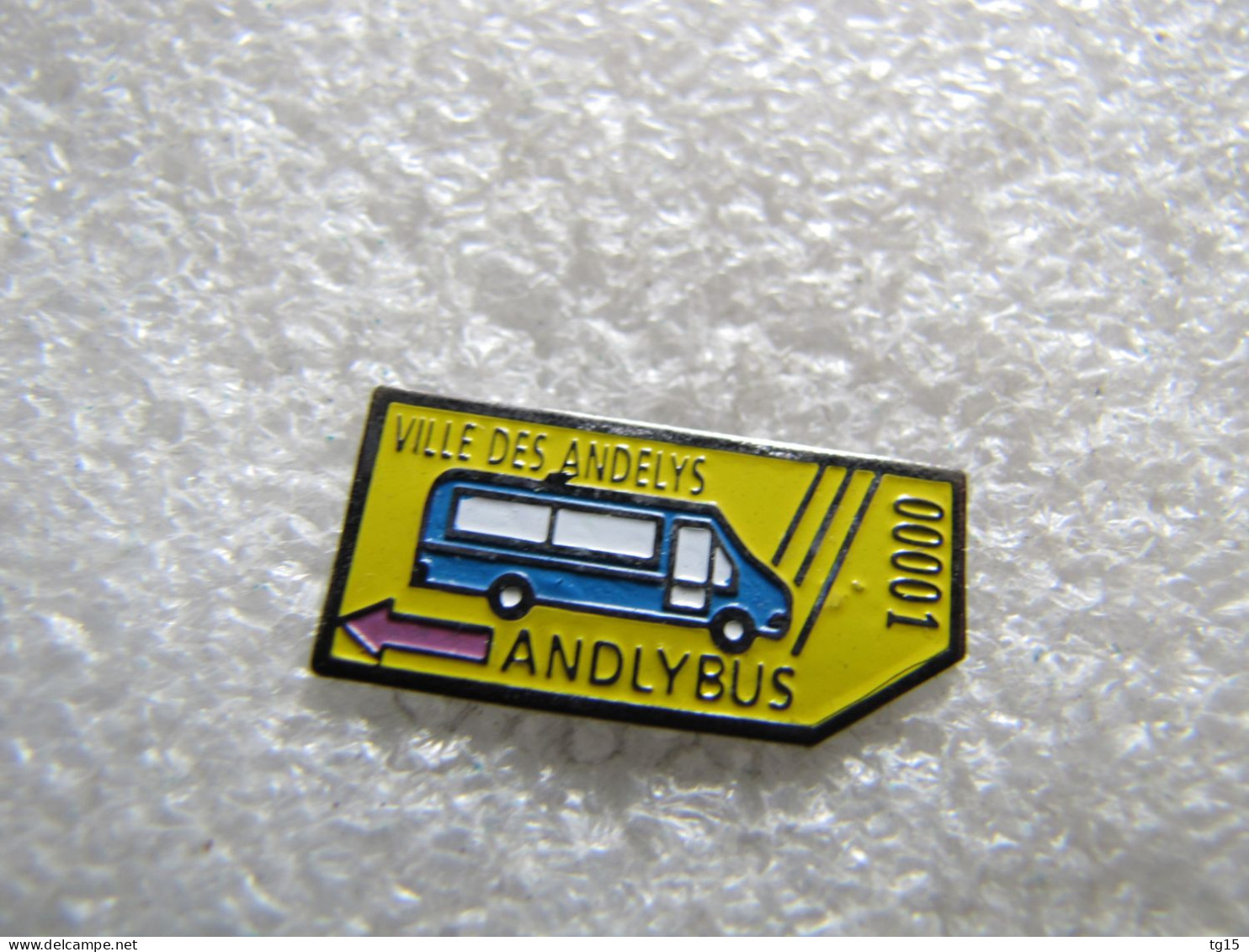 PIN'S     ANDLY BUS   VILLE DES ANDELYS - Transportation