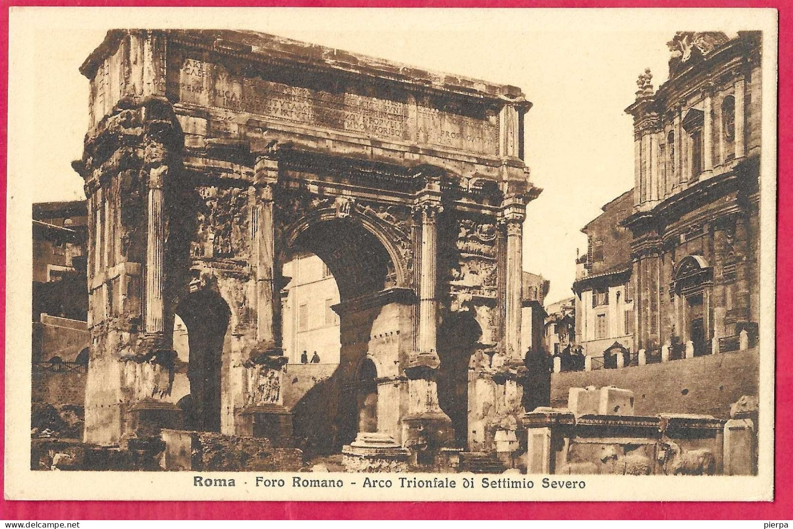 ROMA - ARCO DI SETTIMIO SEVERO  - FORMATO PICCOLO - EDIZ. ORIGINALE STA - NUOVA - Altri Monumenti, Edifici