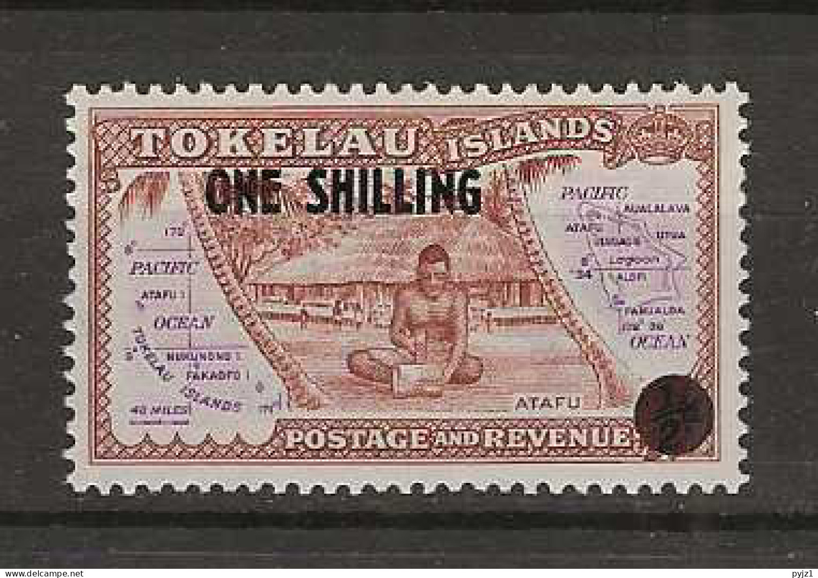 1956 MNH Tokelau Mi 5 Postfris** - Tokelau