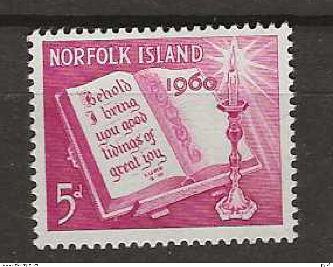 1960 MNH Norfolk Island Mi 41 Postfris** . - Ile Norfolk