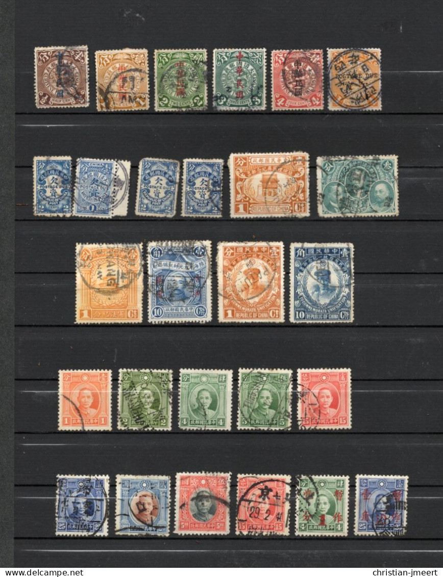 Collection CHINA  Chine  27 Timbres - Neufs