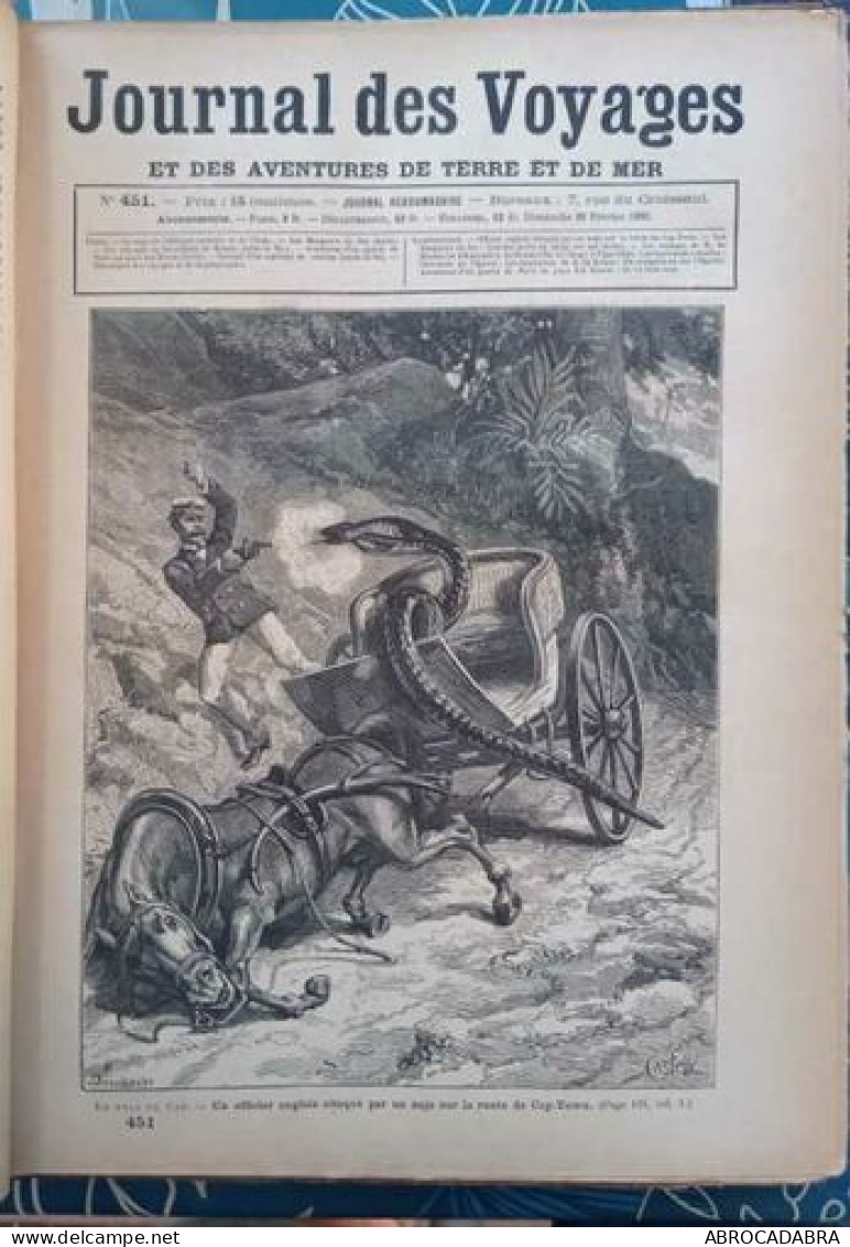 Journal Des Voyages N°443 à 494 : Janvier à Décembre 1886 - Tourismus