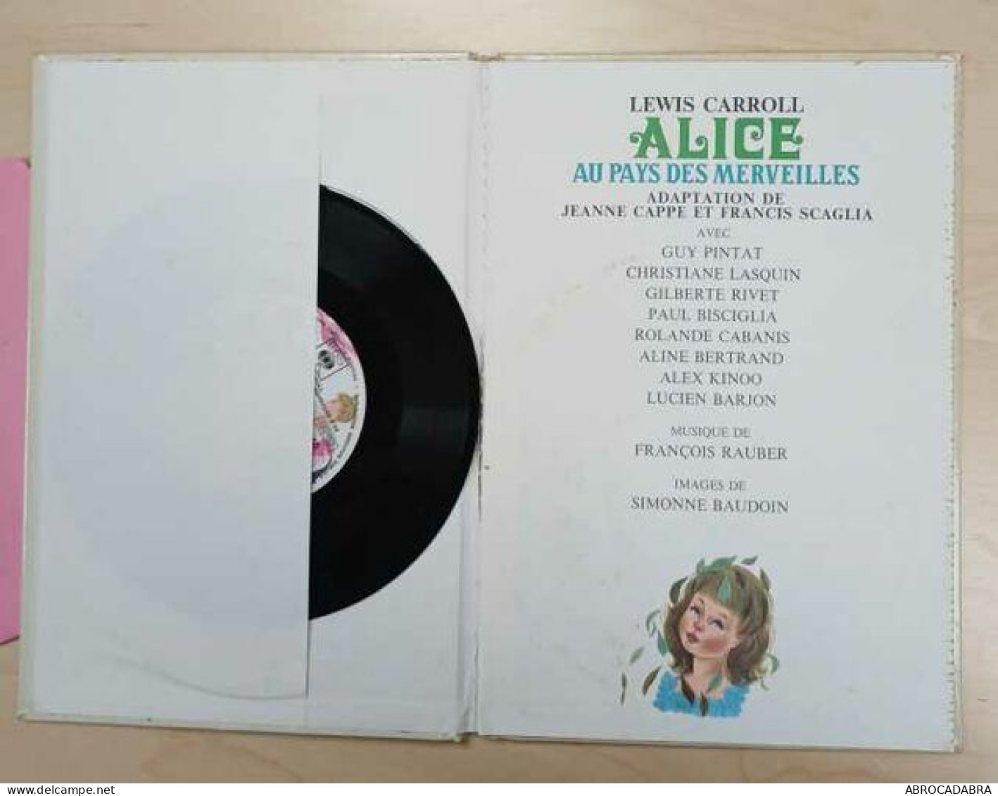 Alice Au Pays Des Merveilles : Livre+ Vinyle - Autres & Non Classés