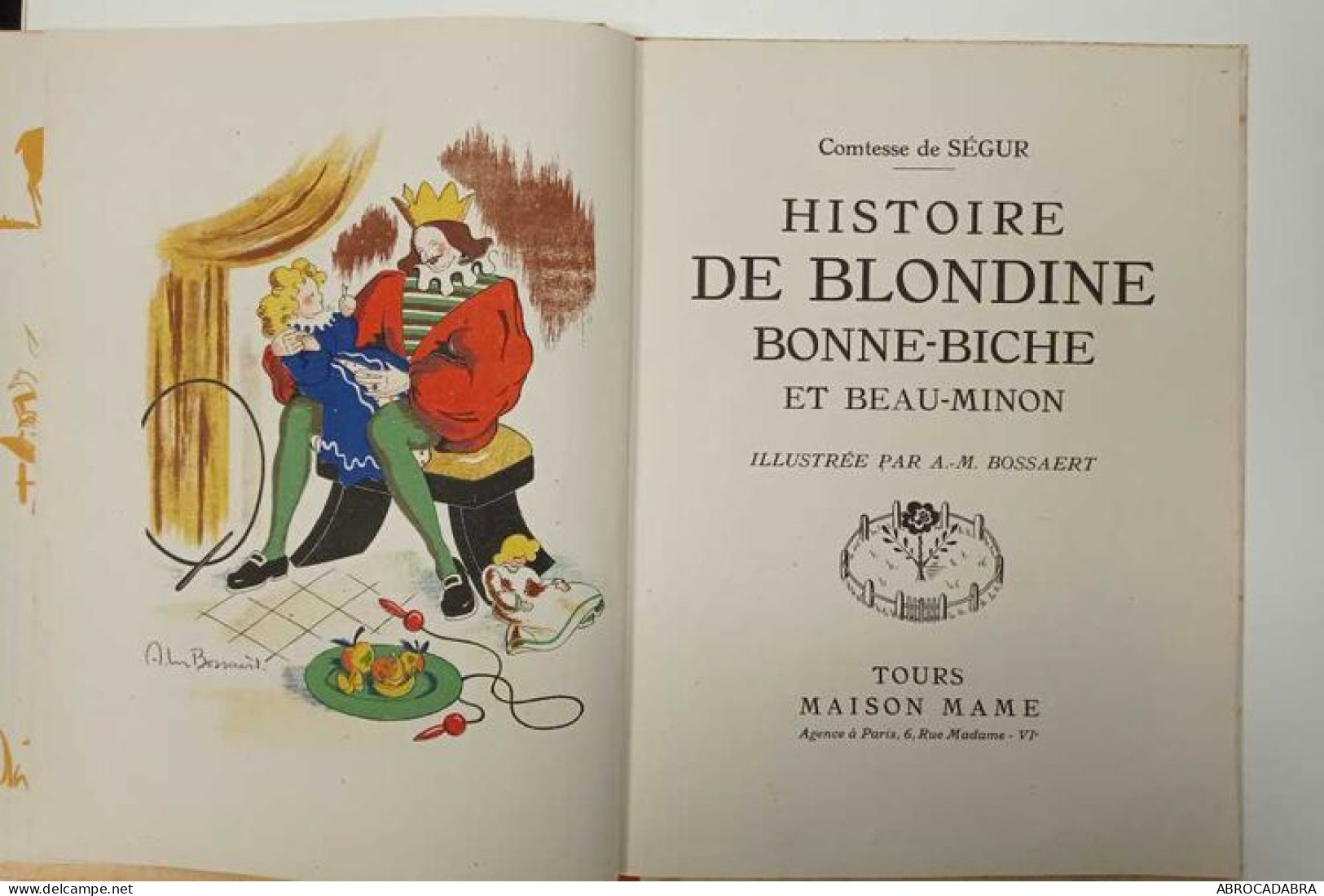 Histoire De Blondine Bonne-Biche Et Beau-Minon - Altri & Non Classificati