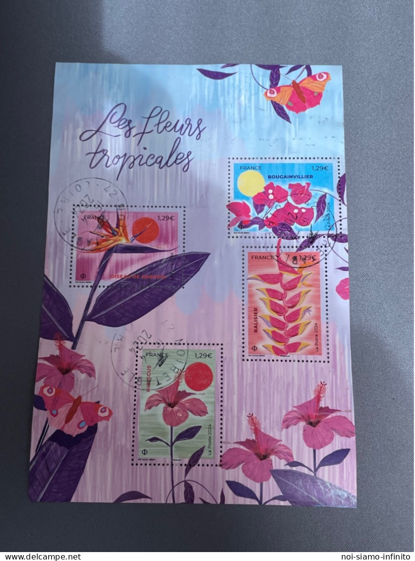 2024 Fleurs Tropicales - Used Stamps