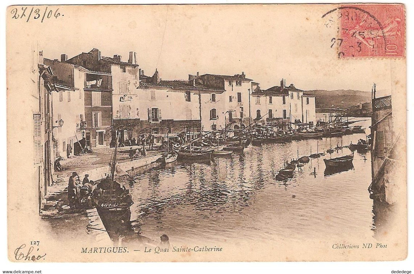 MARTIGUES LE QUAI SAINTE-CATHERINE (ANIME) - Martigues