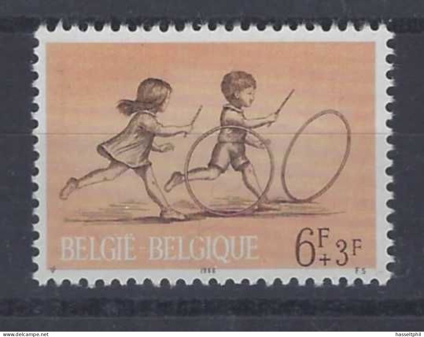 Belgie - Belgique 1402-Cu - Jaartal In Rand - Postfris - 1961-1990
