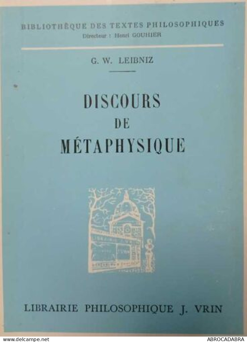 Discours De Métaphysique - Psicología/Filosofía