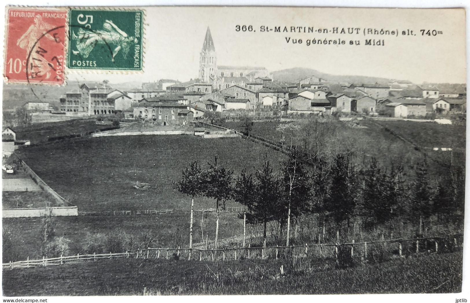 CPA Carte Postale / 69 Rhône, St Ou Saint-Martin-en-Haut / Delorme, Phot. - 366 / Vue Générale Au Midi. - Other & Unclassified