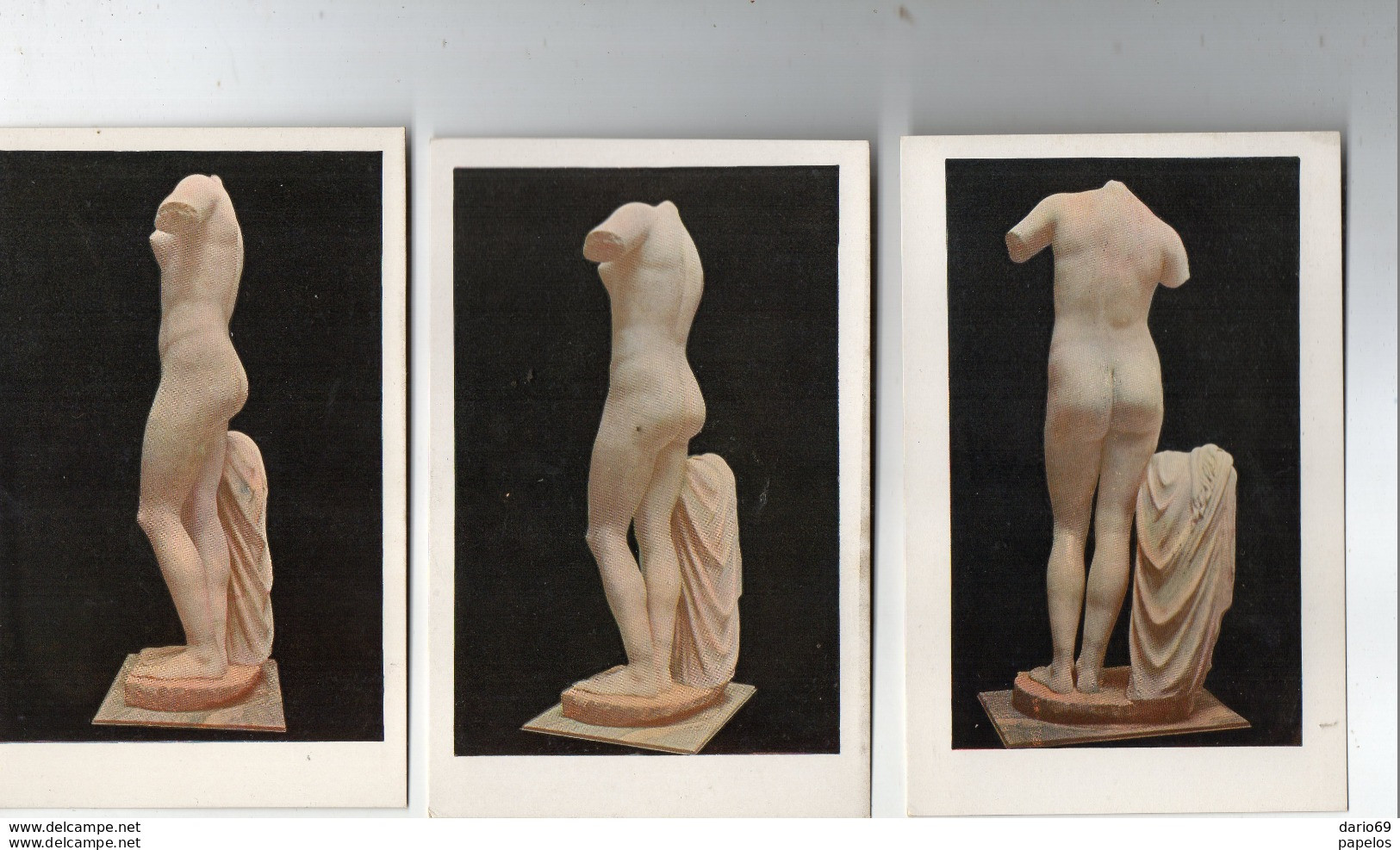 LA VENERE DI CIRENE - SERIE DI 4 CARTOLINE - Sculptures