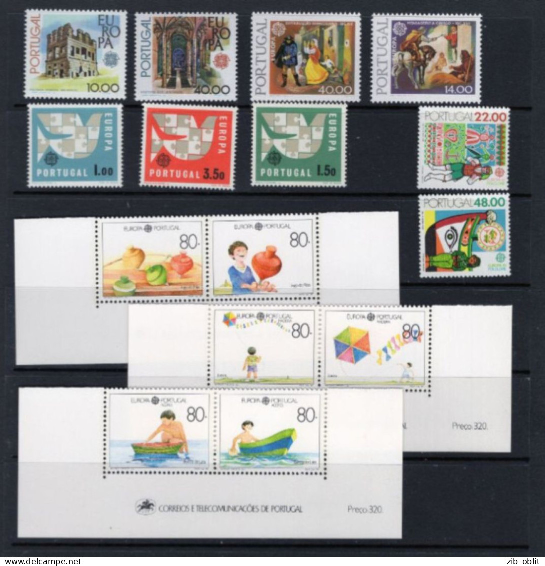 (alm) EUROPA CEPT 7 Series Timbres Xx MNH  PORTUGAL - Ungebraucht