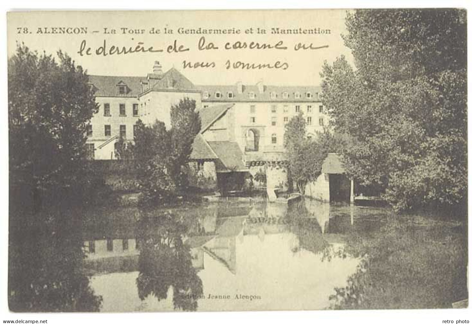 Cpa Alençon - La Tour De La Gendarmerie Et La Manutention - Alencon