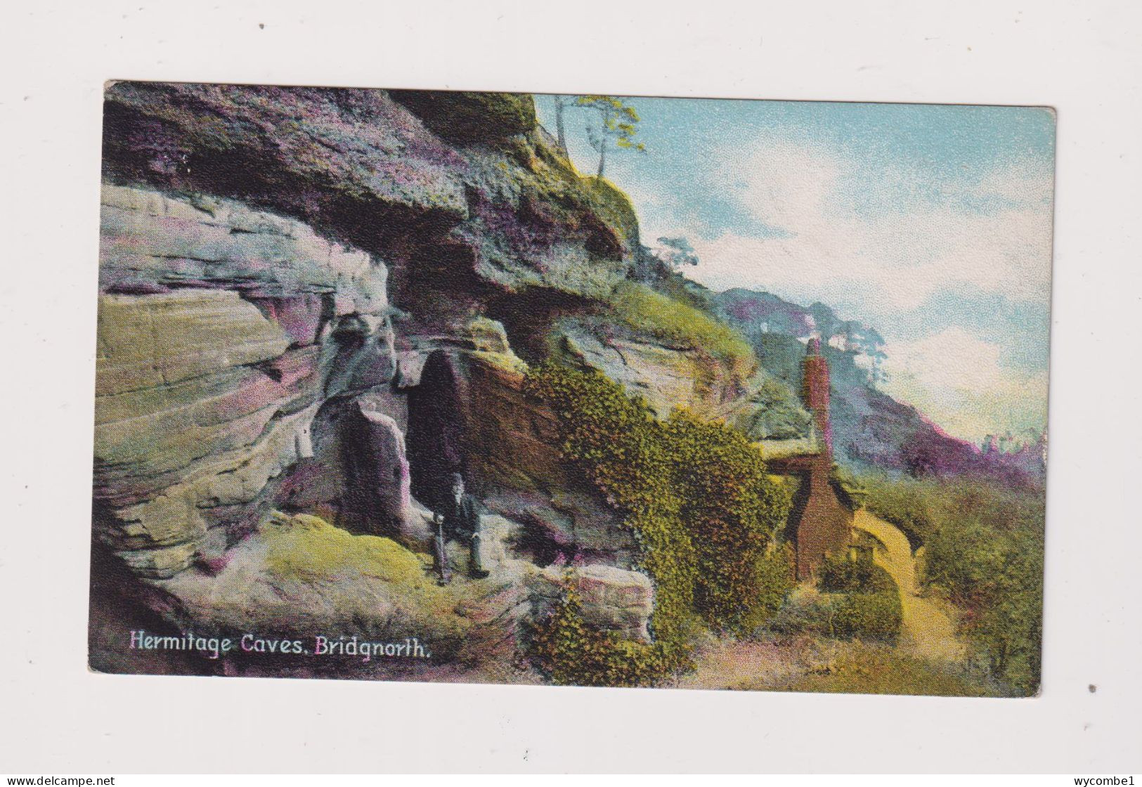 ENGLAND -  Bridgnorth Hermitage Caves  Unused Vintage Postcard As Scans - Shropshire