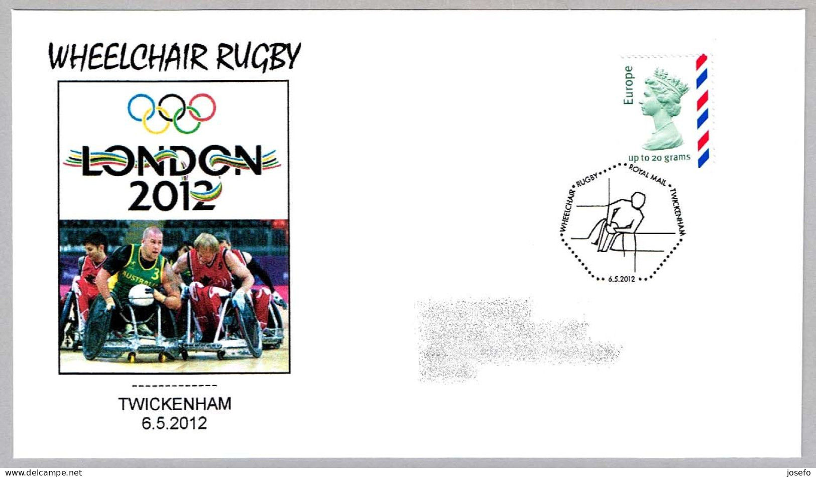 London 2012 WHEELCHAIR RUGBY. Twickenham 2012 - Summer 2012: London