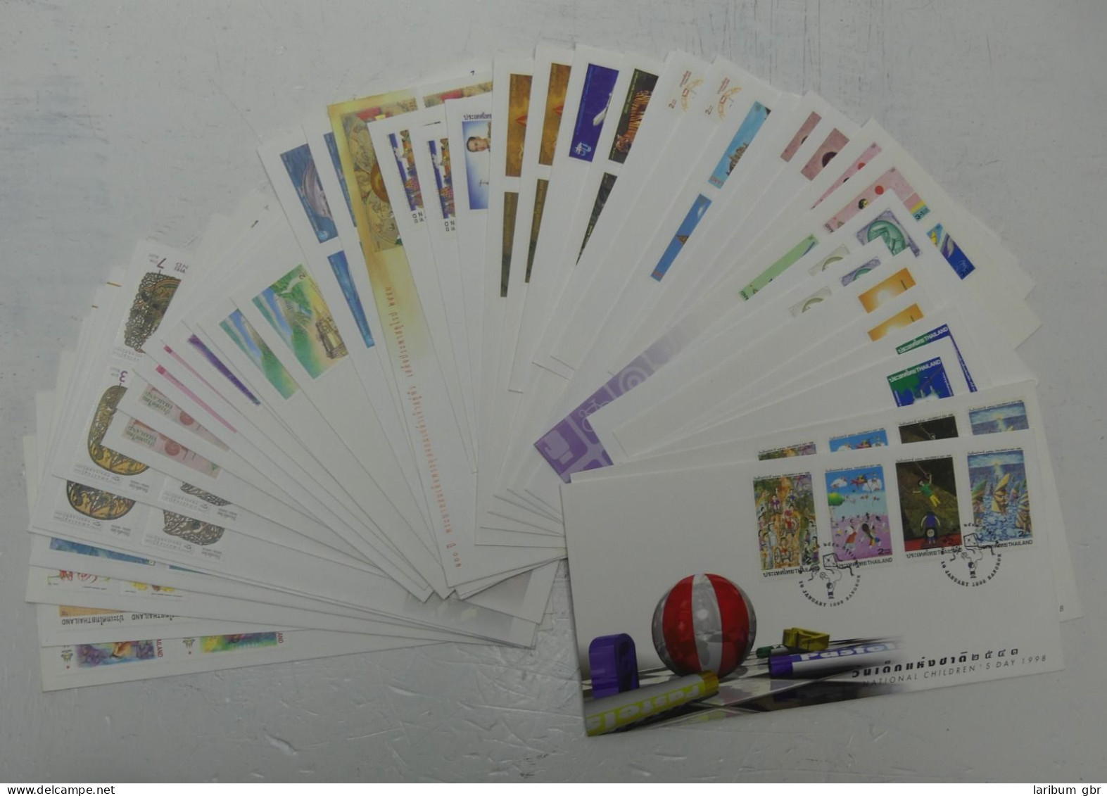 Thailand FDCs großes Lot aus 1989-200 als Ersttagsbrief #NK571