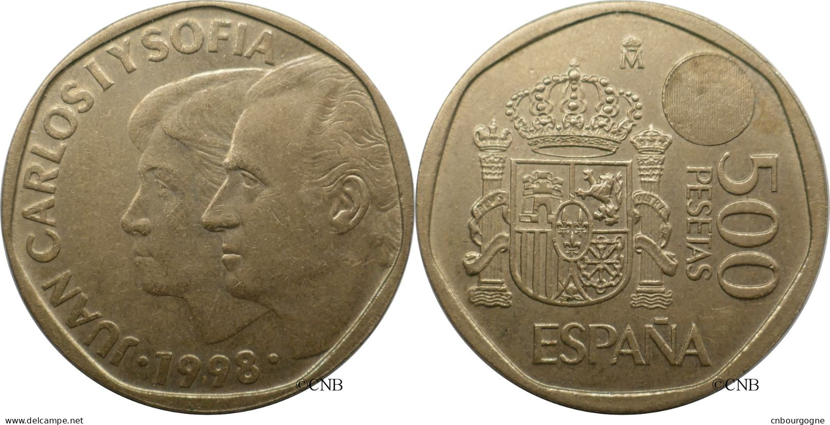 Espagne - Royaume - Juan Carlos Ier - 500 Pesetas 1998 M - TTB+/AU50 - Mon6507 - 500 Pesetas