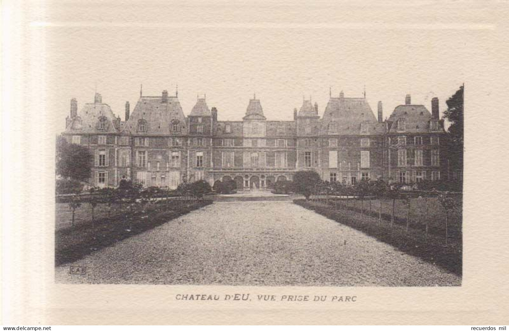 Chateau D'Eu  1912 - Eu