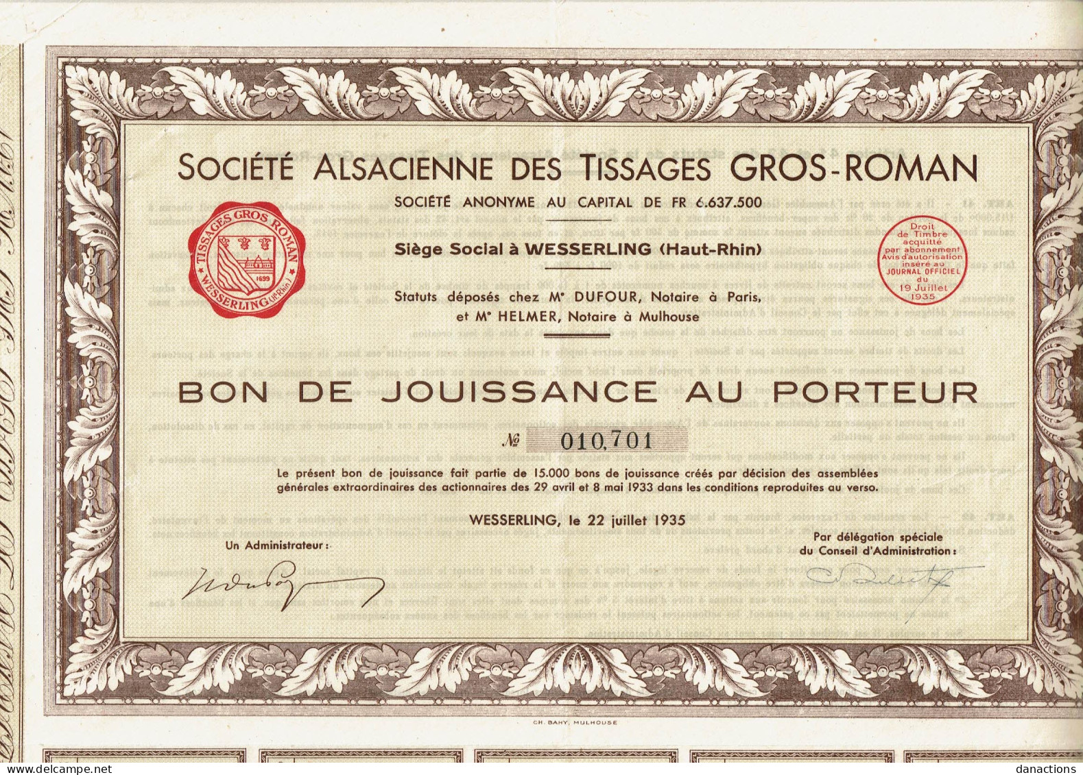 68-TISSAGES GROS-ROMAN. STE ALSACIENNE DES ...   WESSERLING.  Lot De 3 - Autres & Non Classés