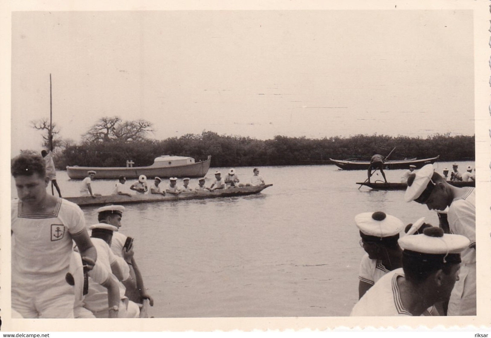 PHOTO(DAKAR) L ESCADRE DE BATEAU DE GUERRE JEANNE D ARC - Afrique