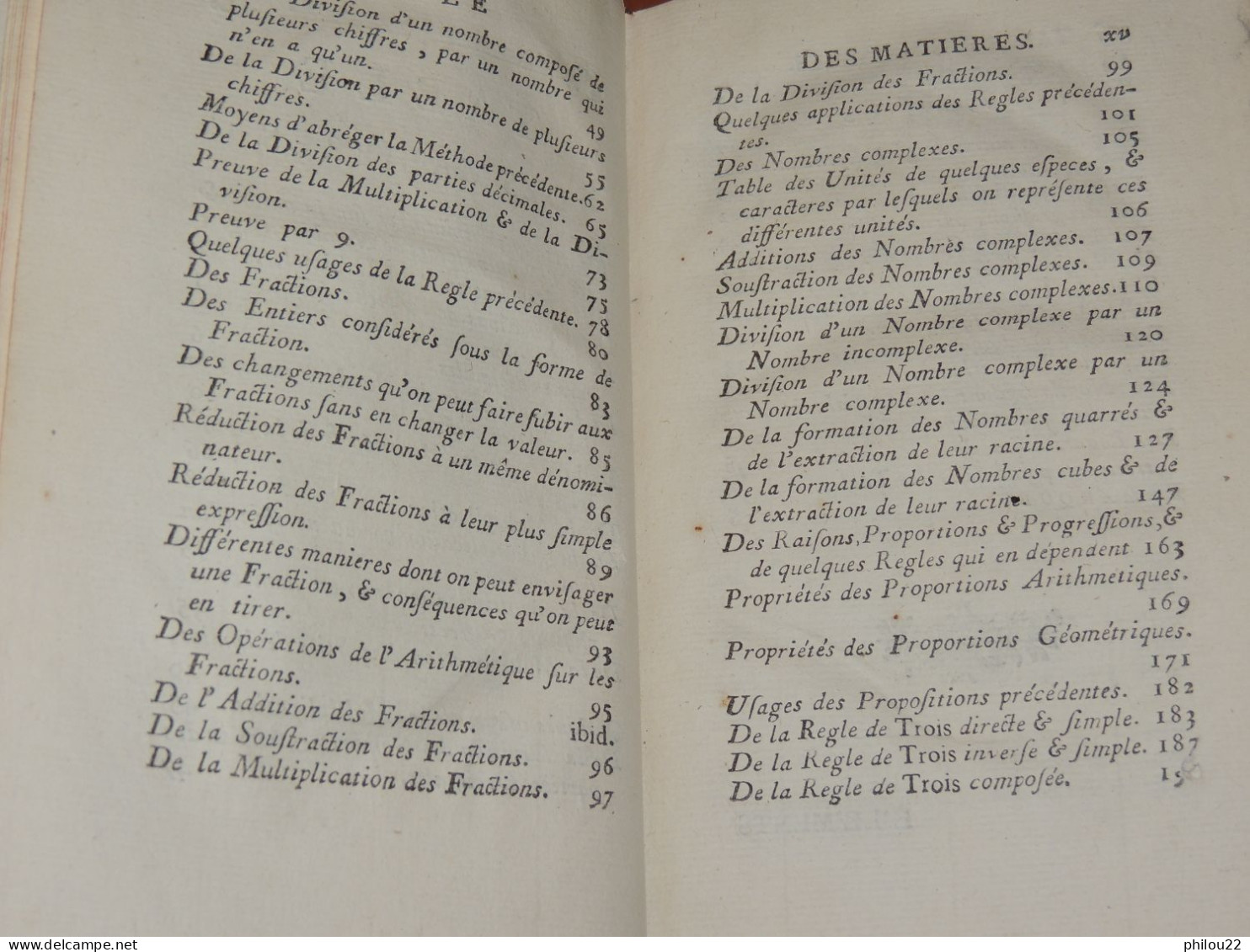 Cours de mathématiques, à l'usage des gardes du pavillon et de la Marine  1775