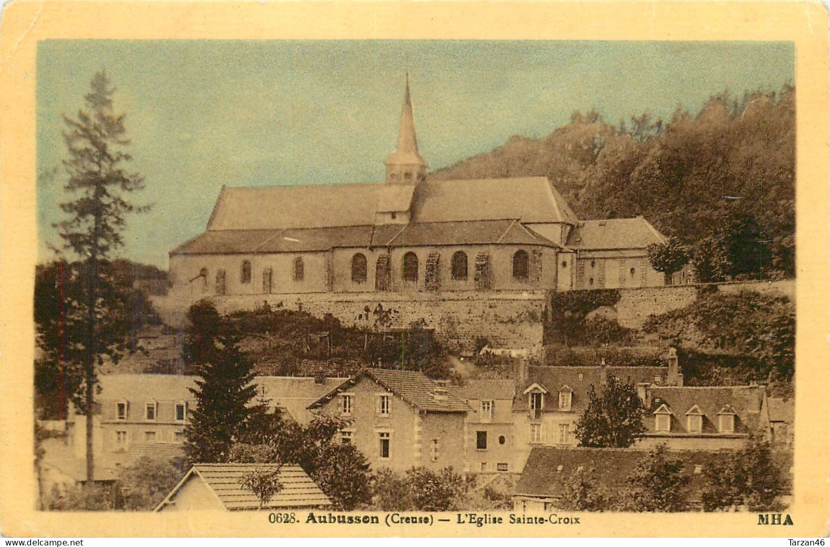 26.04.2024 - A - 0628. AUBUSSON L'église Sainte Croix - Aubusson