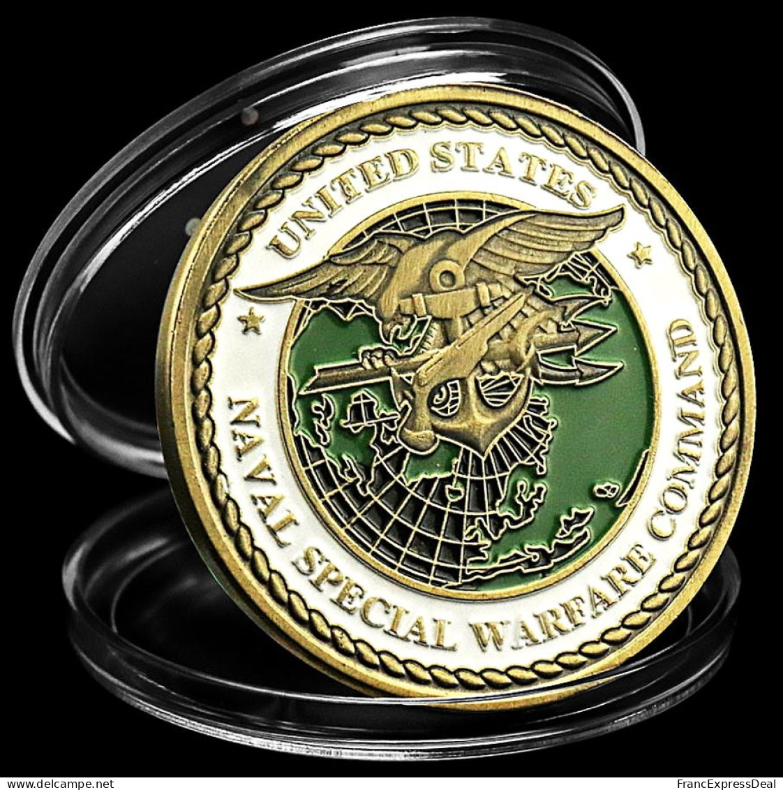 Pièce Médaille NEUVE - Etats-Unis US Navy Seals Seal Team - Andere & Zonder Classificatie
