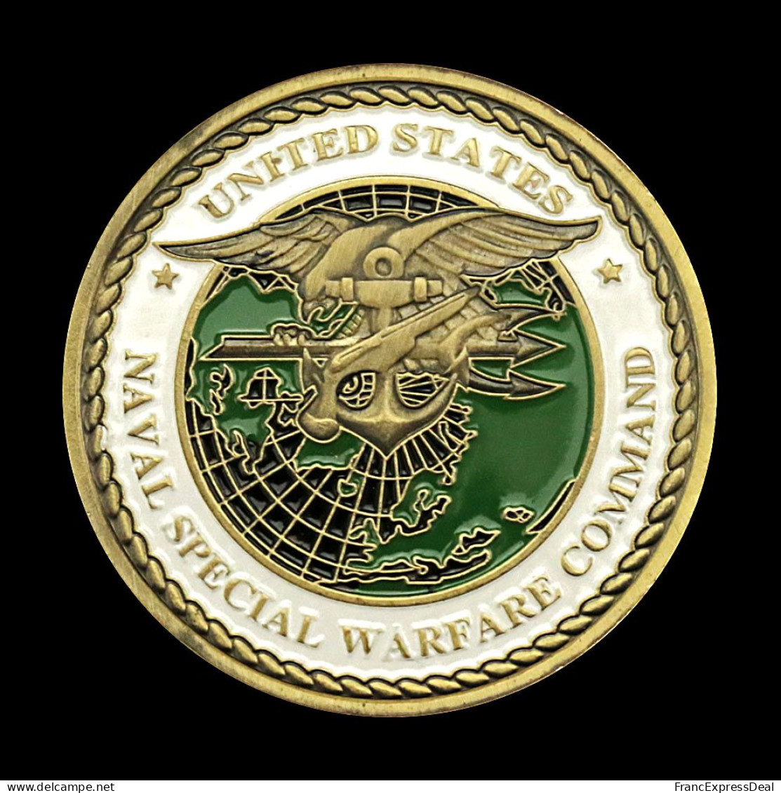 Pièce Médaille NEUVE - Etats-Unis US Navy Seals Seal Team - Andere & Zonder Classificatie