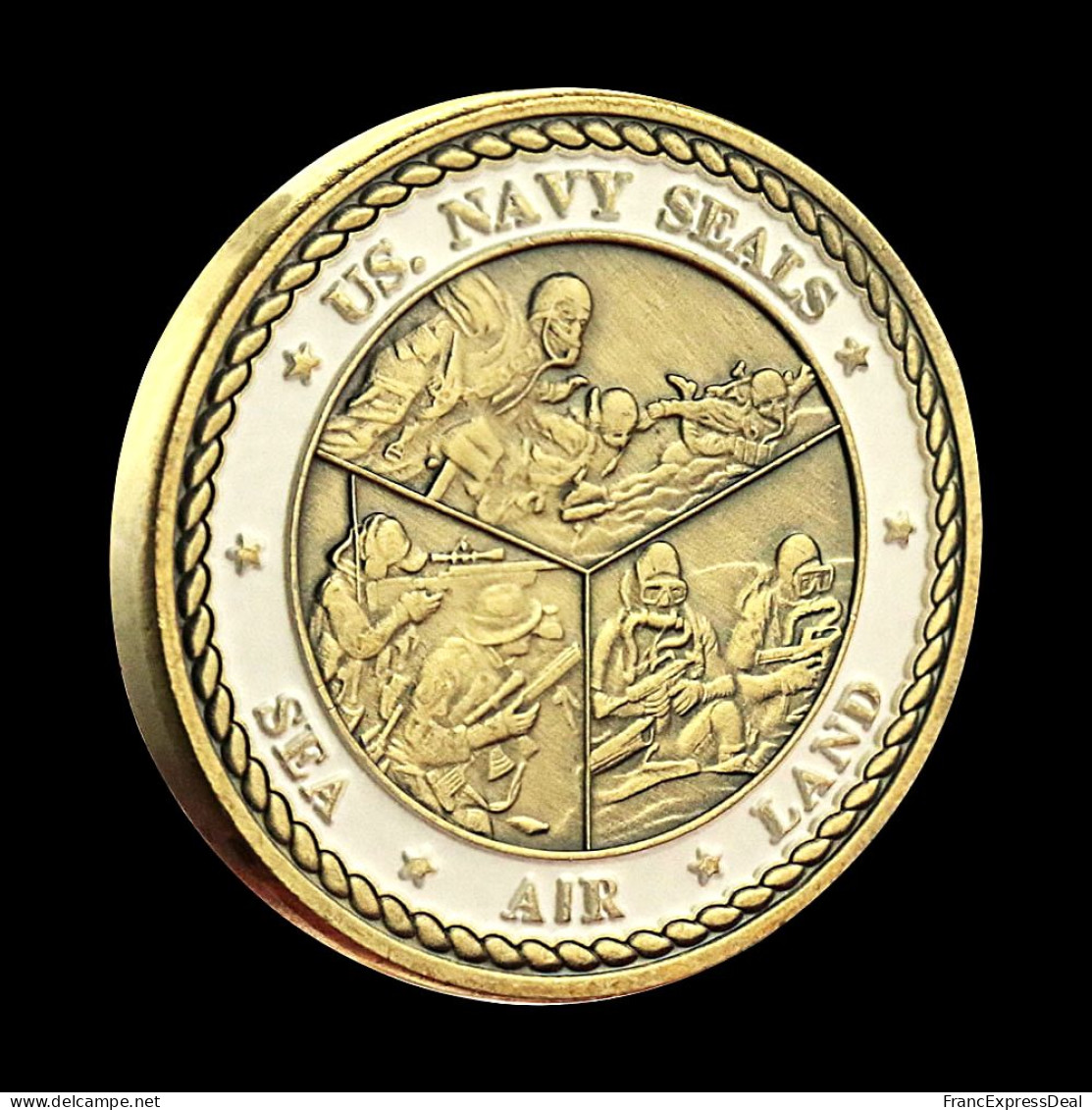 Pièce Médaille NEUVE - Etats-Unis US Navy Seals Seal Team