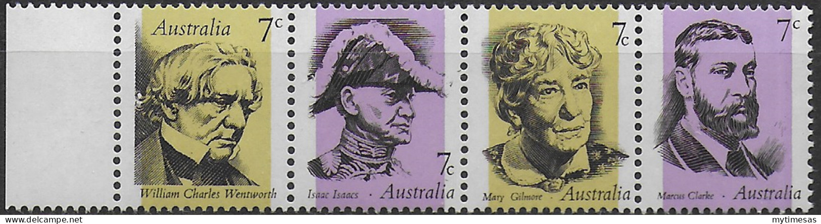 1973 Australia Famous Australians 4v. MNH Michel N. 518/21 - Altri & Non Classificati