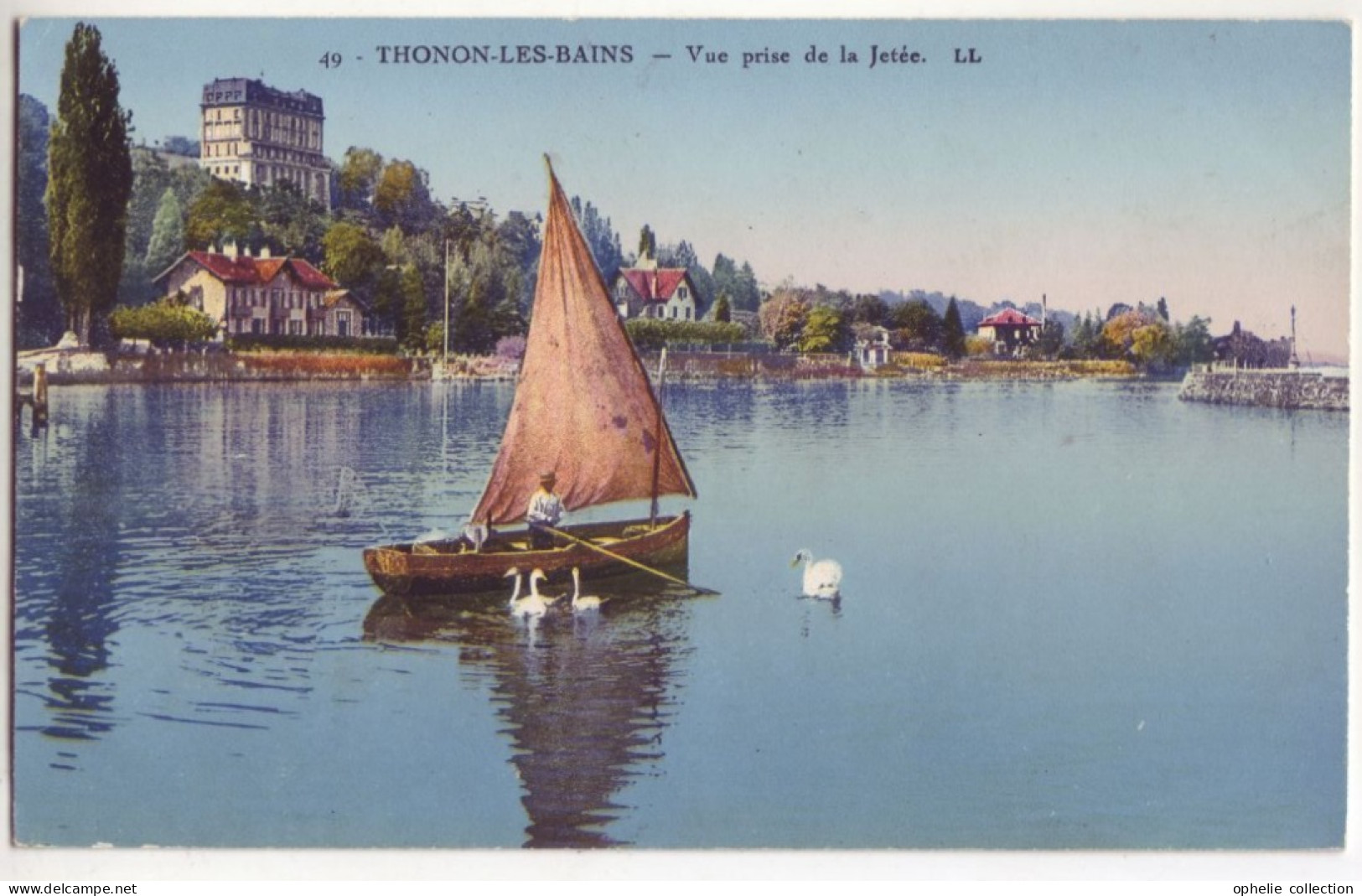 France - 74 - Thonon-les-Bains - Vue Prise De La Jetée - 6835 - Thonon-les-Bains