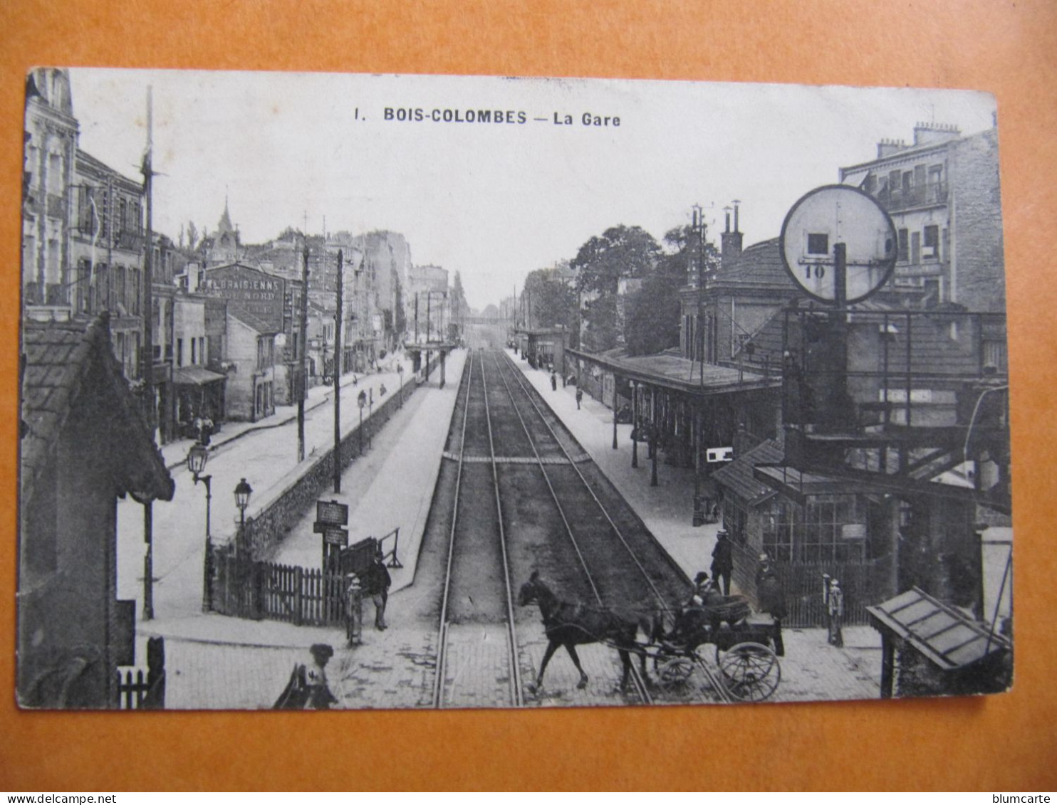 CPA - BOIS COLOMBES - LA GARE - Colombes