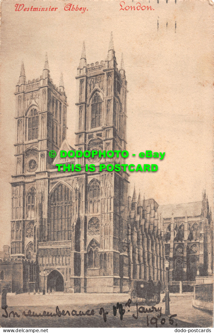 R517307 London. Westminster Abbey. Postcard - Altri & Non Classificati