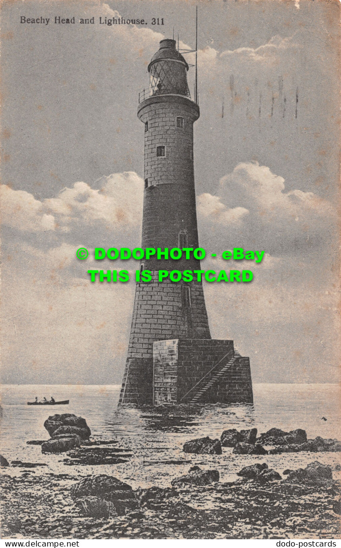 R517320 Beachy Head And Lighthouse. Postcard. 1927 - Monde