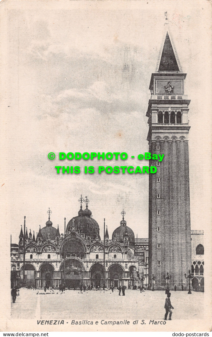 R517160 Venezia. Basilica E Campanile Di S. Marco. 1926 - Monde