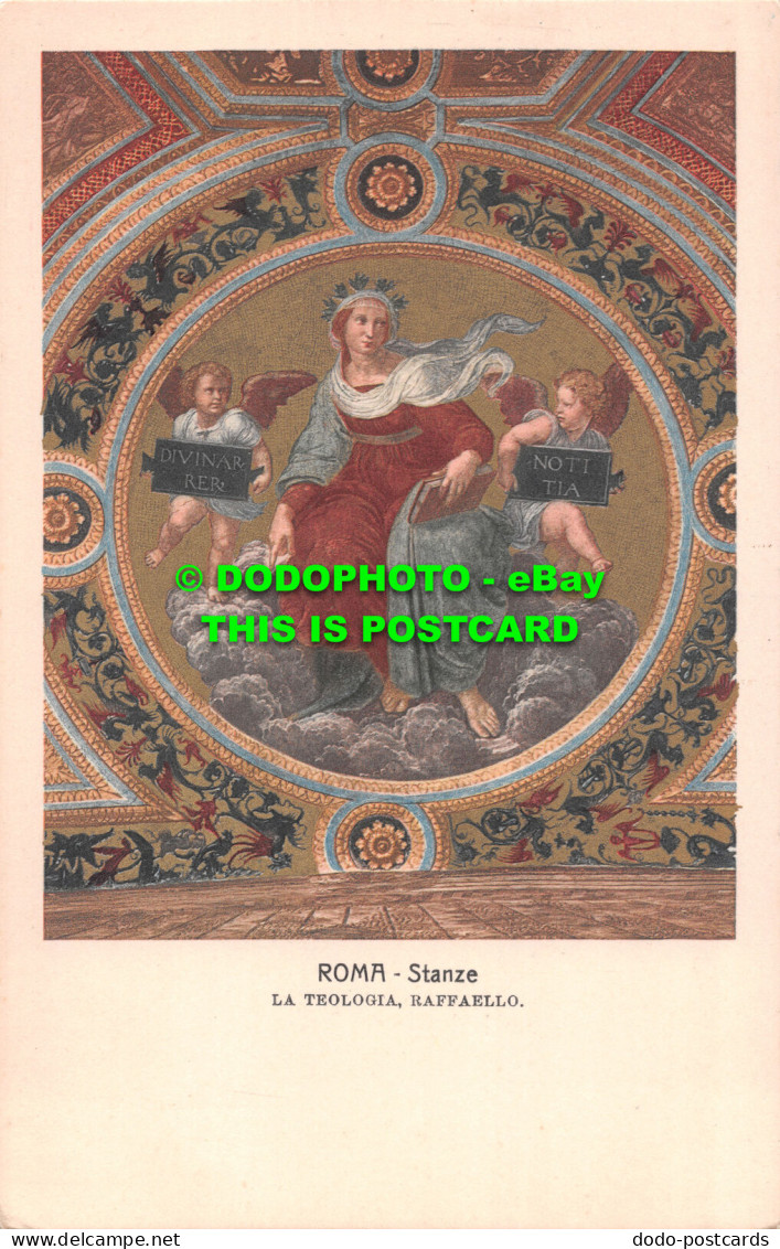 R517161 Roma. Stanze. La Teologia. Raffaello. O. Dittmann. A. Frisch - Monde