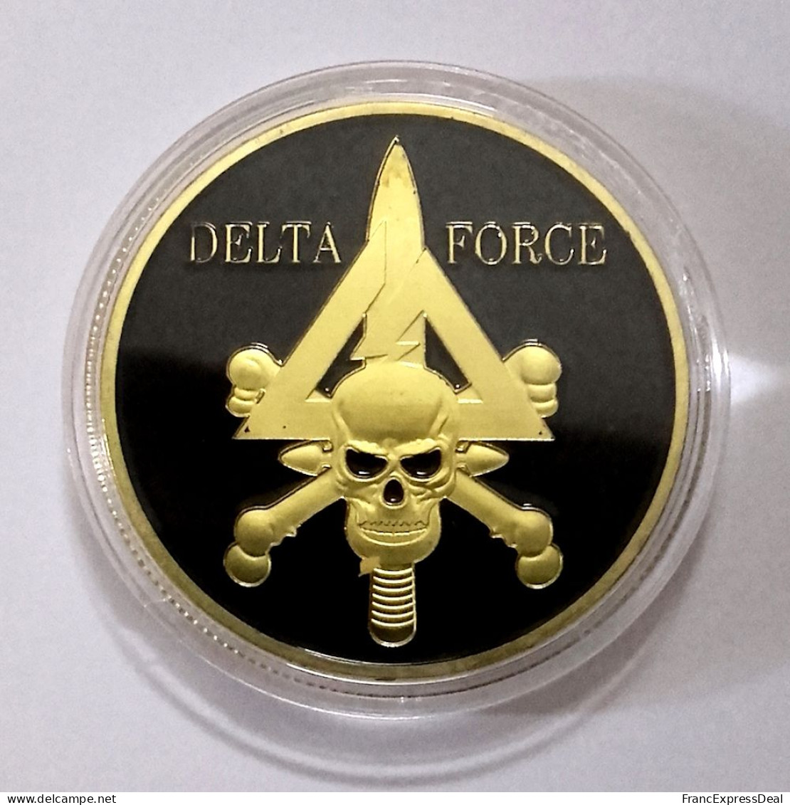 Pièce Médaille NEUVE Plaquée Or - Etats-Unis US Army Delta Force Navy - Other & Unclassified