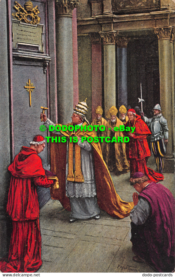 R517331 Il Pontefice Pio XI. Mentre Percuote La Porta Santa In S. Pietro Prima D - Monde