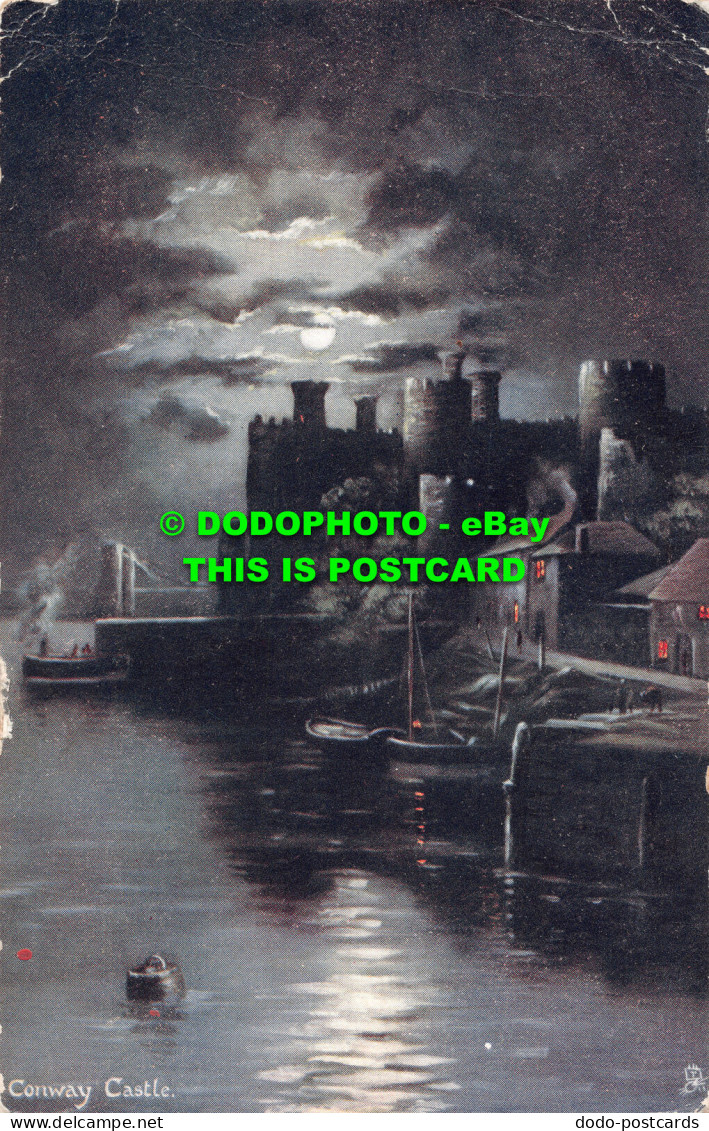 R517334 Conway Castle. Picturesque North Wales. Tuck. Oilette. Series. III. 4724 - Monde