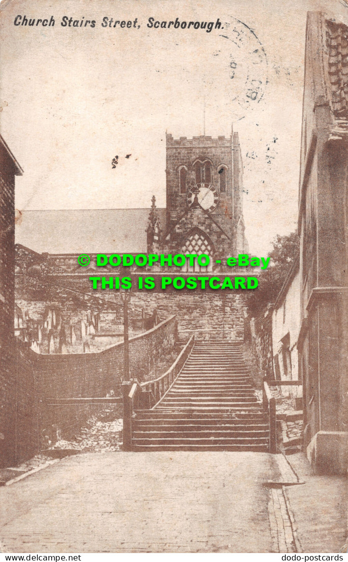 R517338 Scarborough. Church Stairs Street. Wm. Adams - Monde