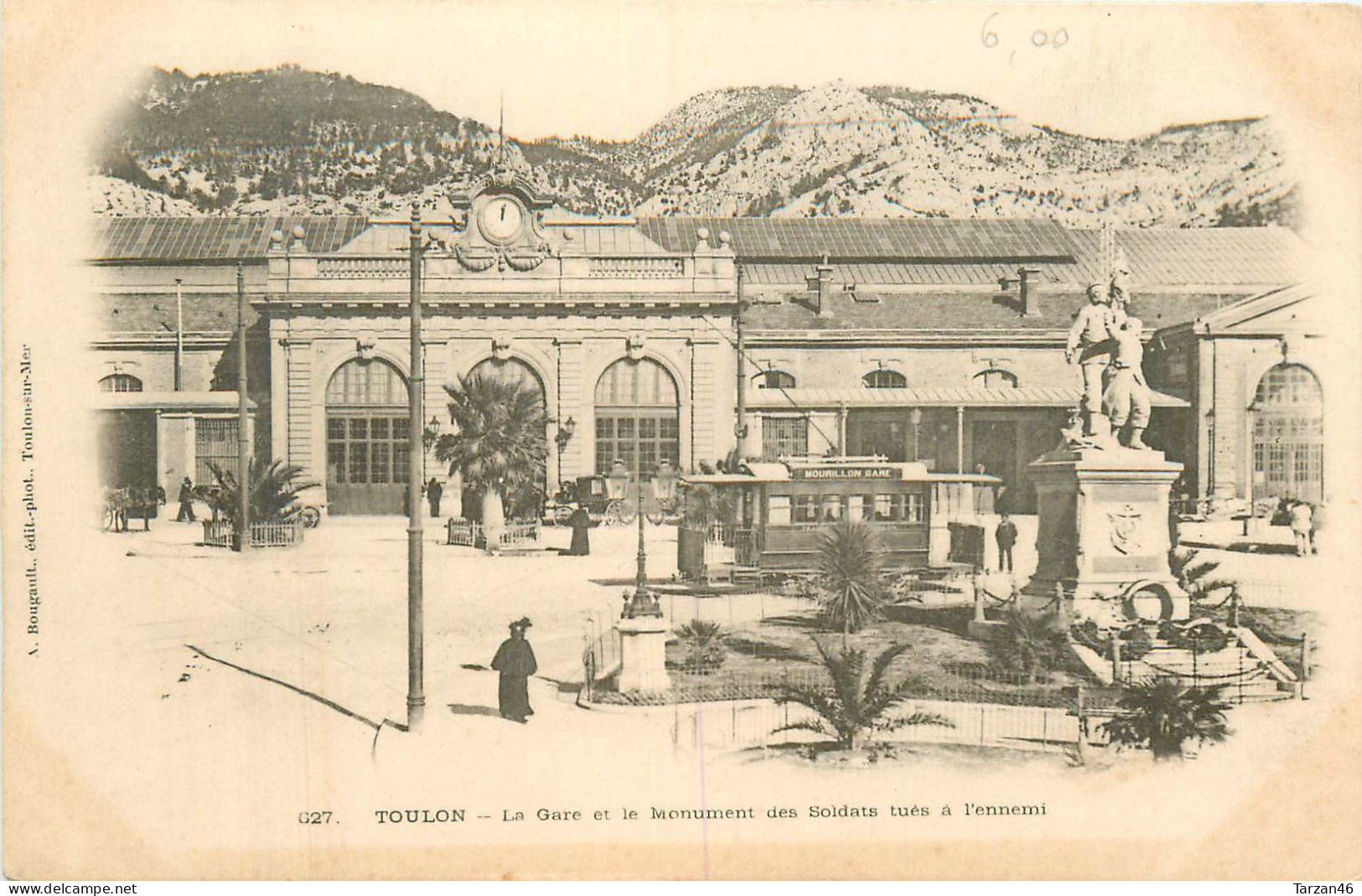 26.04.2024 - A - 627. TOULON - La Gare Et Le Monument Des Soldats Tués à L'ennemi - Toulon