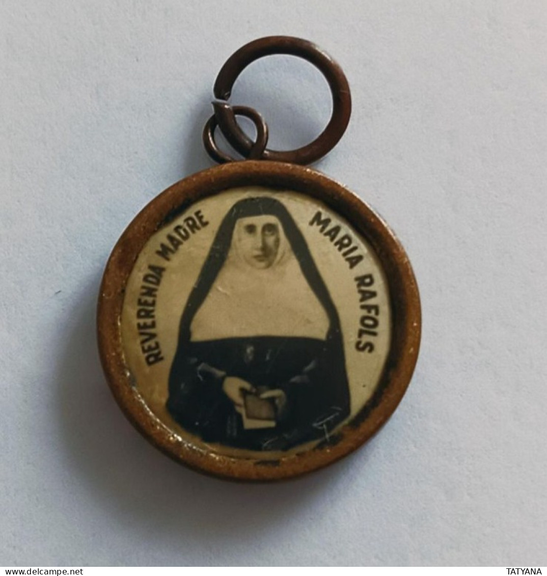 Antigua Y Rara Medalla De La Reverenda Madre María Ráfols - Arte Religiosa